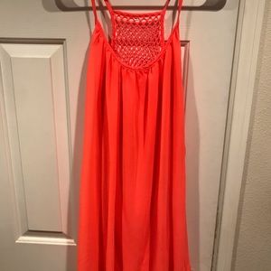 Chiffon tank dress